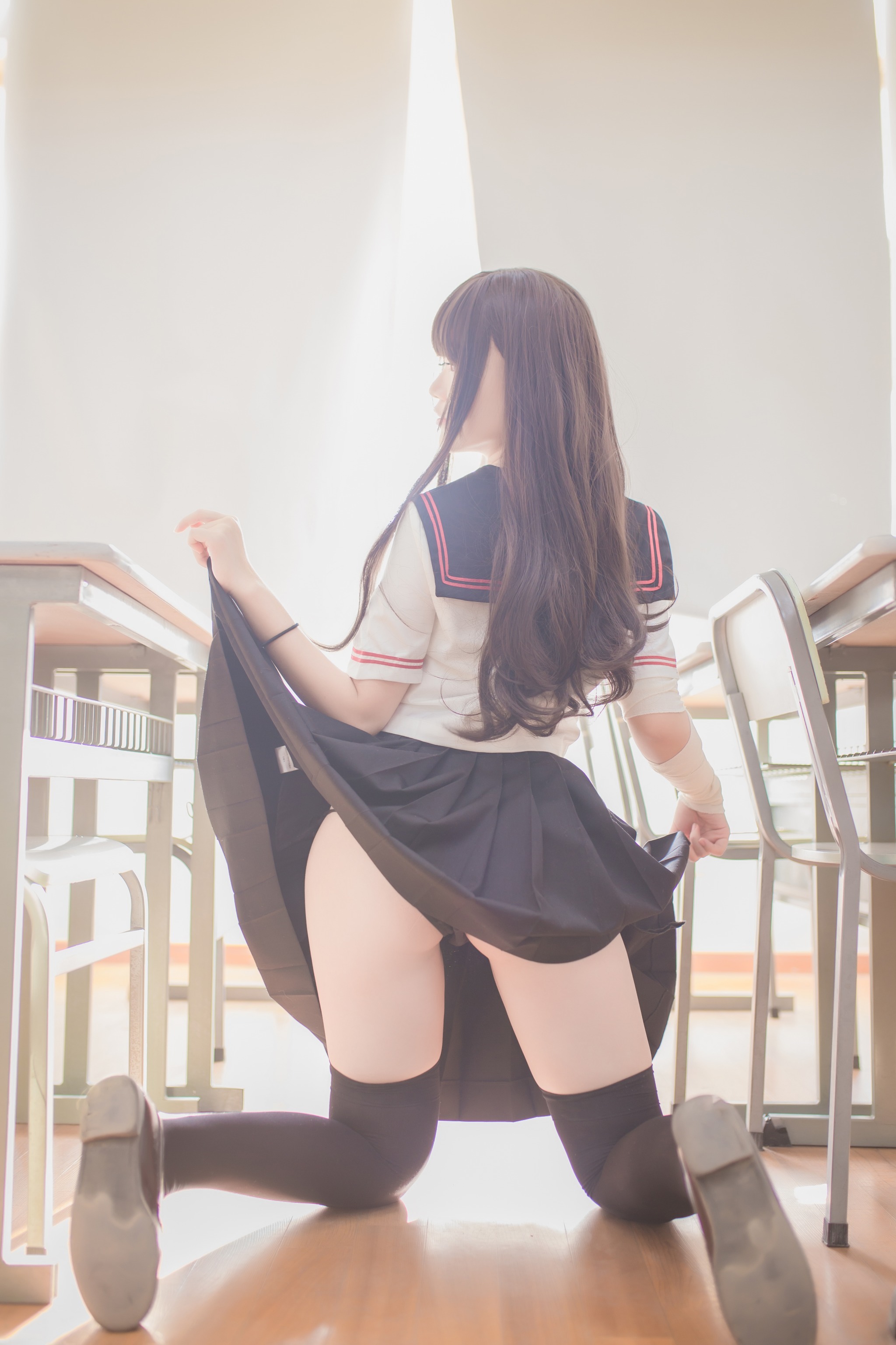 Yoko宅夏 - NO.003 黑丝JK [39P]-XikXak
